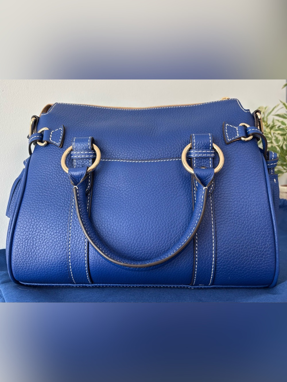 Dooney & Bourke Sorrento Satchel 30 - Ocean - Picture 3 of 14